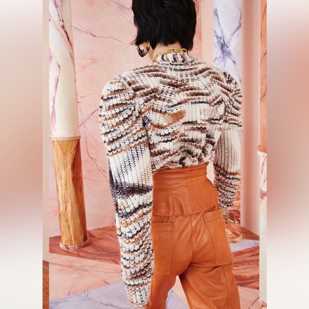 ULLA JOHNSON Greta Cardigan in Tapir - Picture 3 of 11
